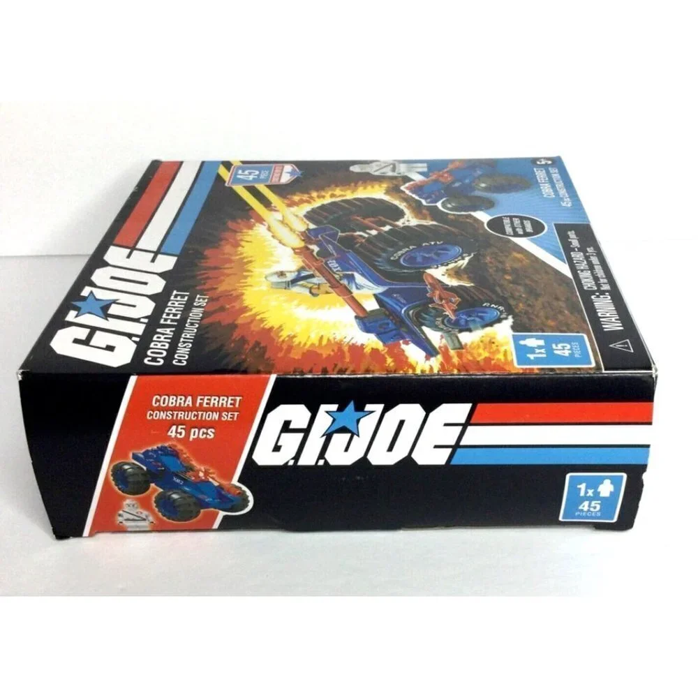 Hasbro G.I. Joe Cobra Ferret Kids‎ Military Vehicle Construction Set 45 Pieces - Picture 2 of 4
